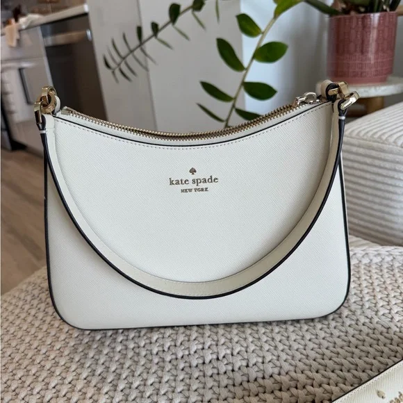 Kate Spade Madison Margot Convertible Shoulder Bag and Wallet in Meringue - Picture 9 of 12
